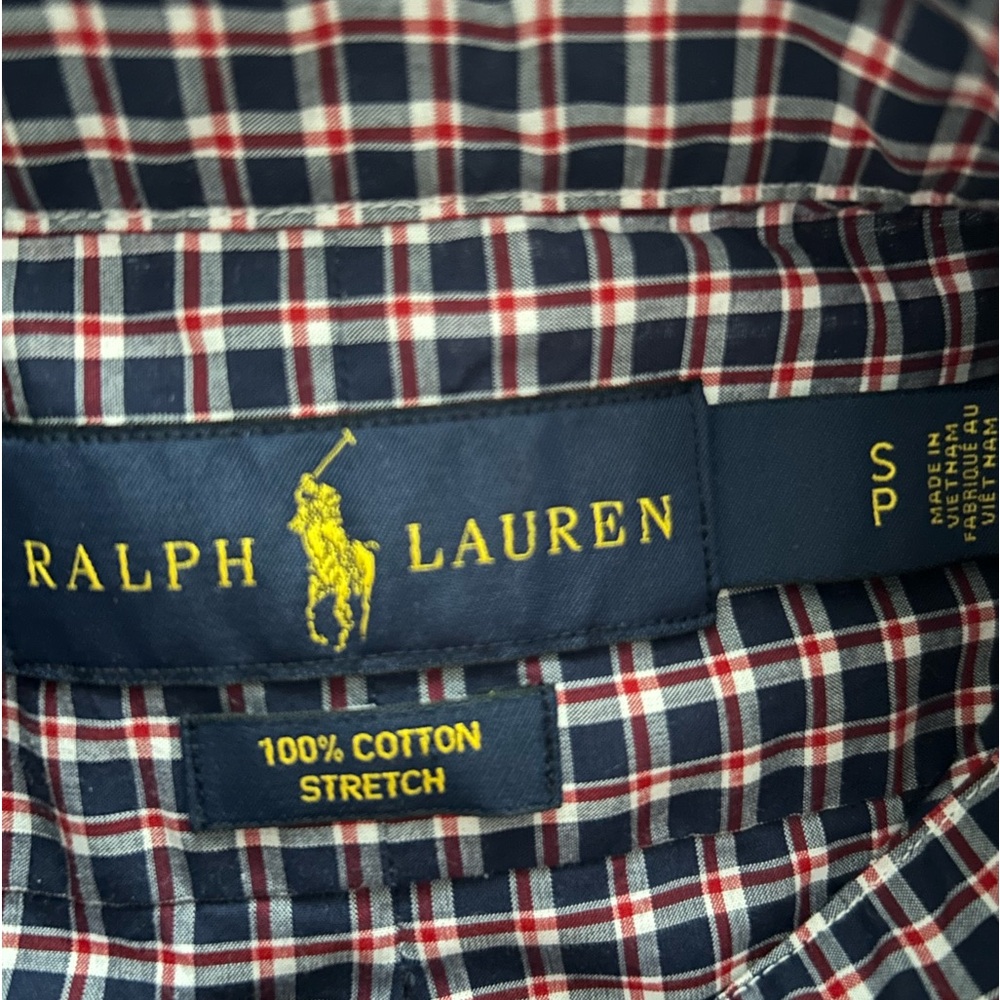 Polo Ralph Lauren Men's Poplin 100% Cotton Stretch Button Down Shirt Size Small - Picture 3 of 5